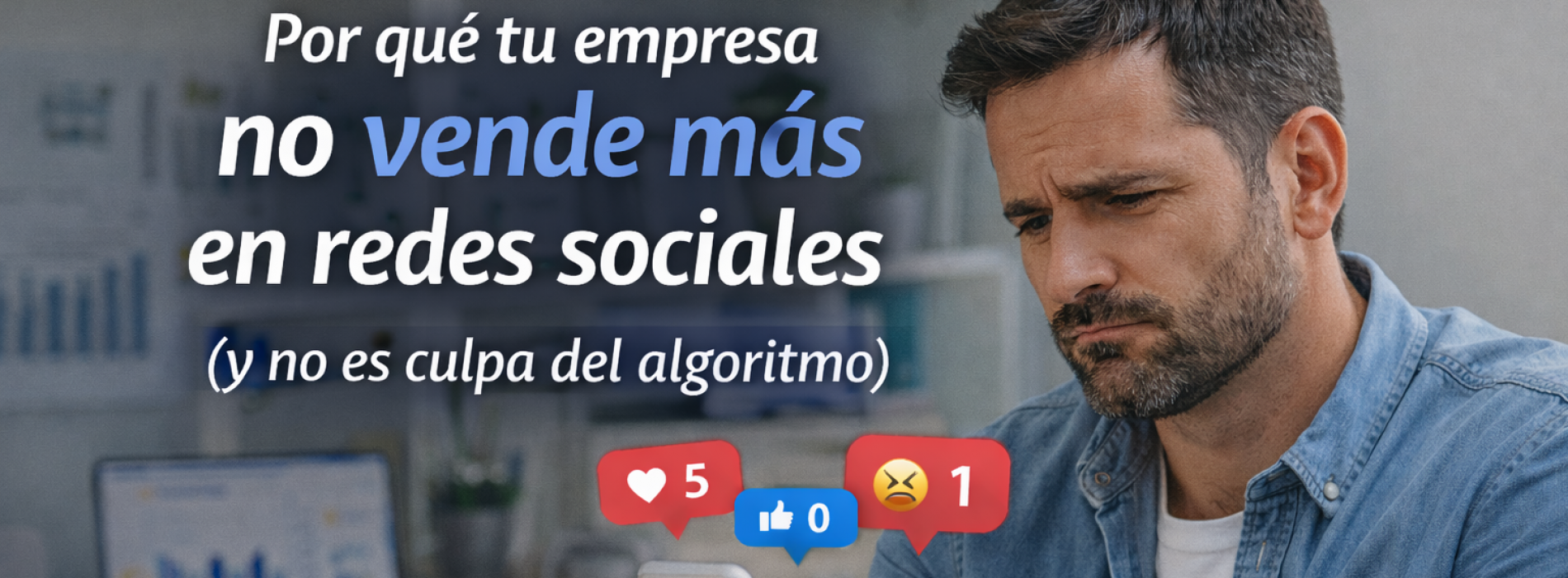 Tu empresa no vende en redes (y el algoritmo no es el problema)